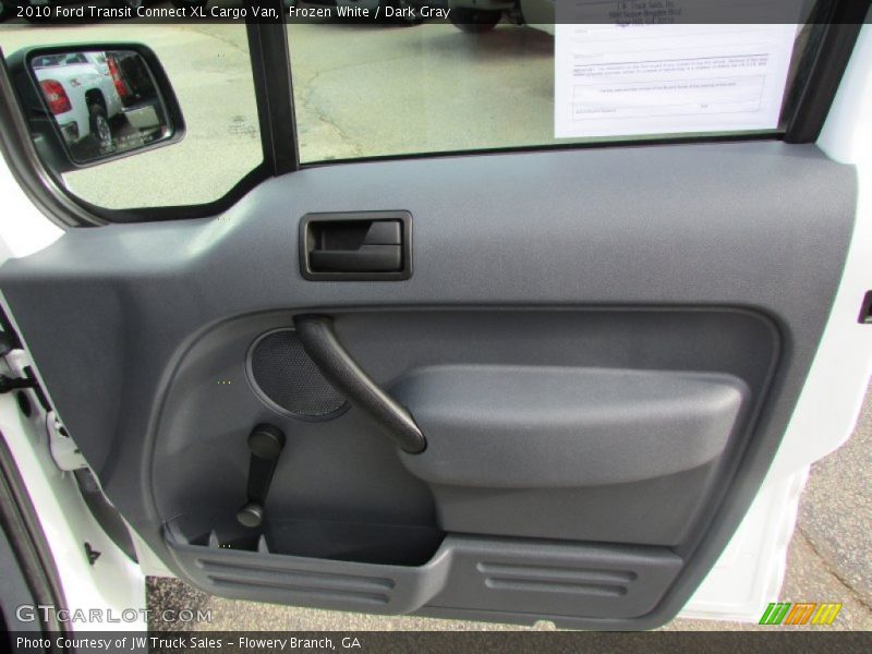 Frozen White / Dark Gray 2010 Ford Transit Connect XL Cargo Van