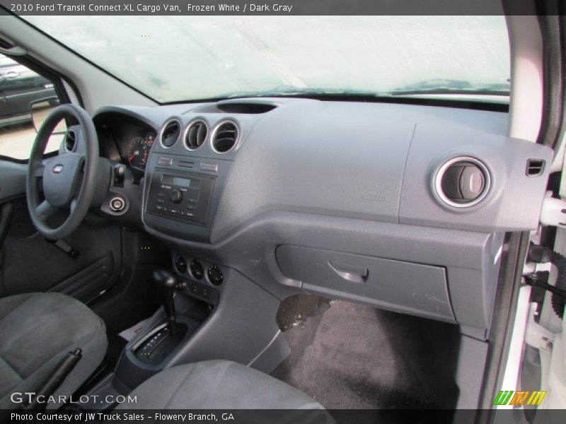Frozen White / Dark Gray 2010 Ford Transit Connect XL Cargo Van