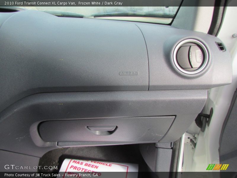 Frozen White / Dark Gray 2010 Ford Transit Connect XL Cargo Van