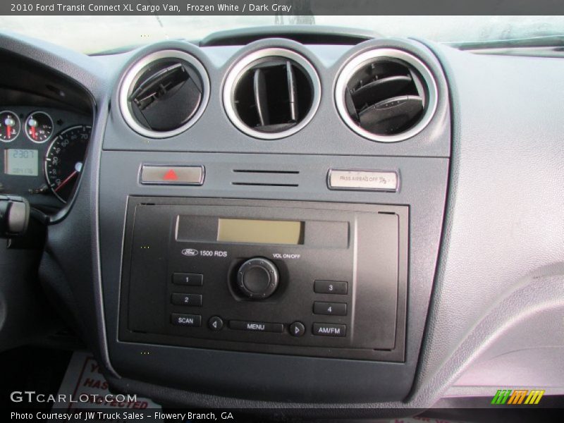 Frozen White / Dark Gray 2010 Ford Transit Connect XL Cargo Van