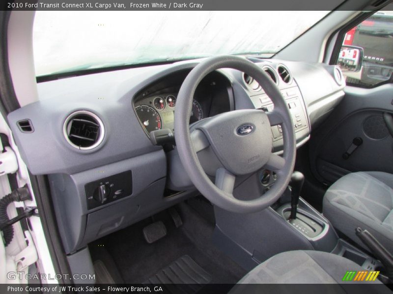 Frozen White / Dark Gray 2010 Ford Transit Connect XL Cargo Van