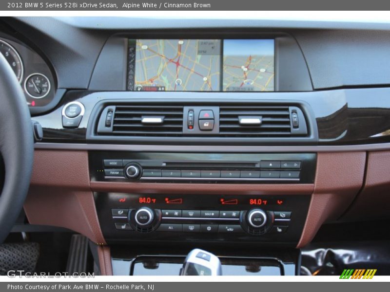 Alpine White / Cinnamon Brown 2012 BMW 5 Series 528i xDrive Sedan