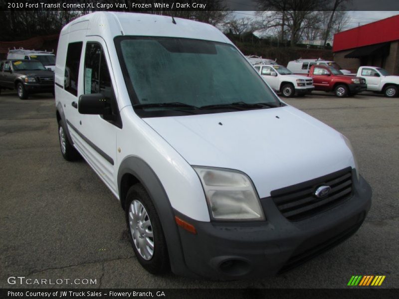 Frozen White / Dark Gray 2010 Ford Transit Connect XL Cargo Van