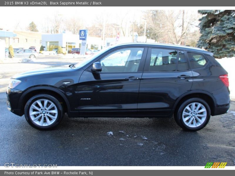  2015 X3 xDrive28i Black Sapphire Metallic