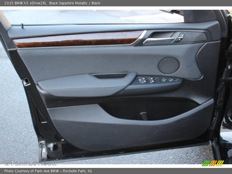 Black Sapphire Metallic / Black 2015 BMW X3 xDrive28i