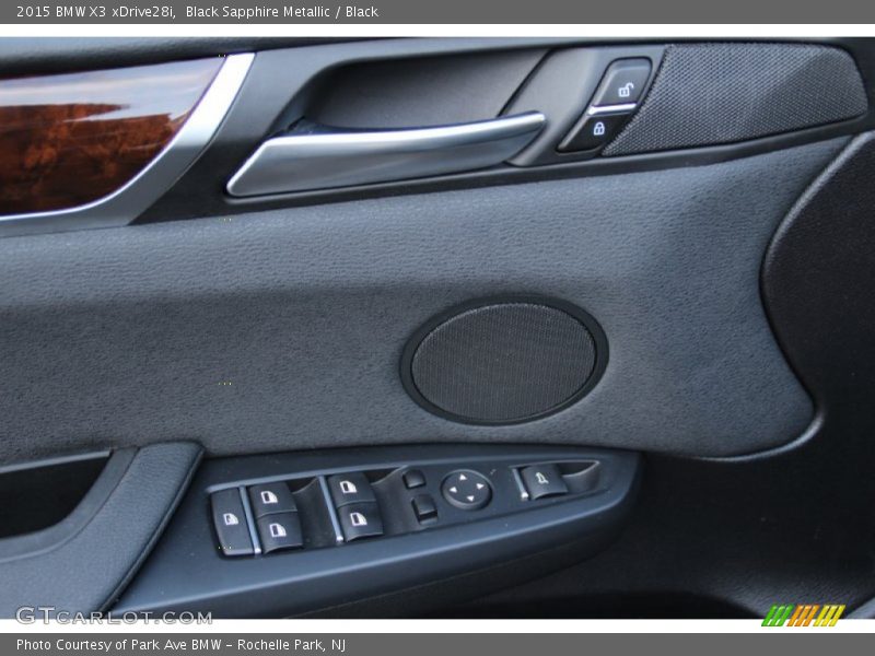 Black Sapphire Metallic / Black 2015 BMW X3 xDrive28i