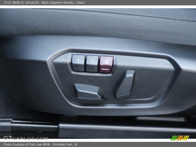 Black Sapphire Metallic / Black 2015 BMW X3 xDrive28i