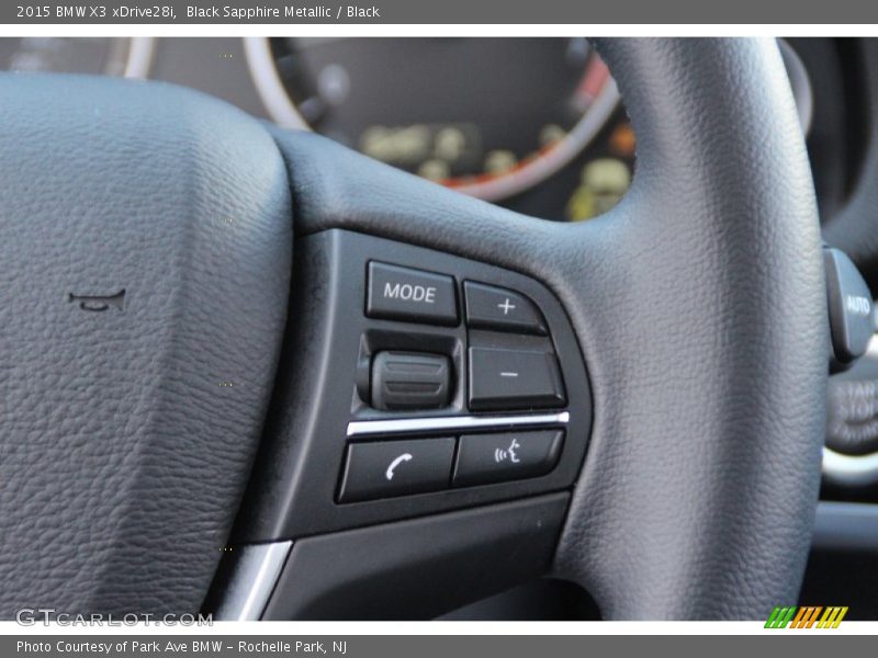 Black Sapphire Metallic / Black 2015 BMW X3 xDrive28i