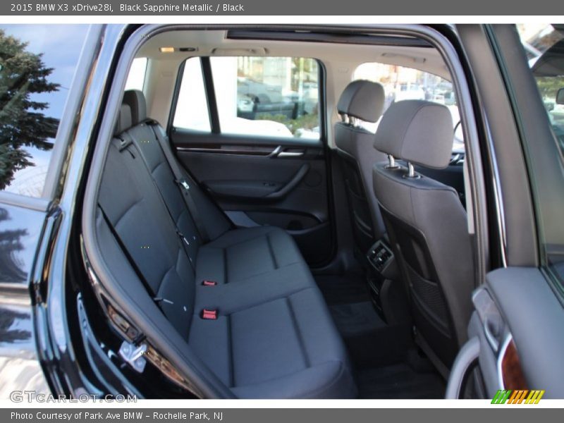 Black Sapphire Metallic / Black 2015 BMW X3 xDrive28i