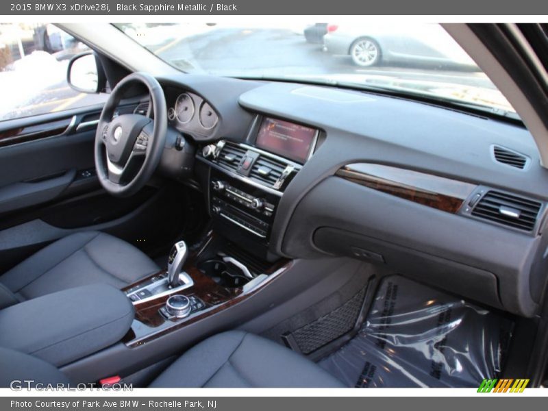 Black Sapphire Metallic / Black 2015 BMW X3 xDrive28i