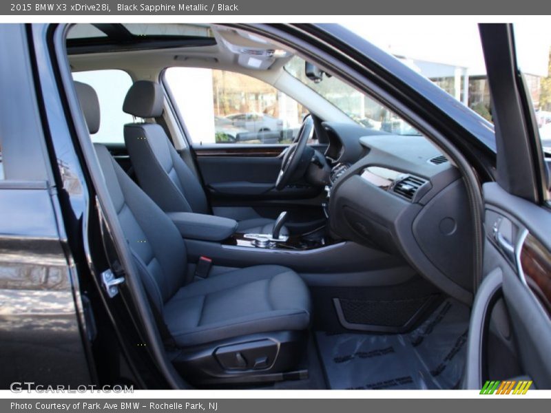 Black Sapphire Metallic / Black 2015 BMW X3 xDrive28i