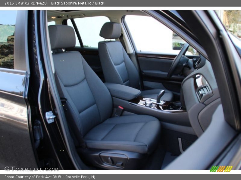 Black Sapphire Metallic / Black 2015 BMW X3 xDrive28i