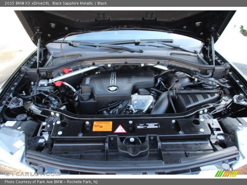 Black Sapphire Metallic / Black 2015 BMW X3 xDrive28i