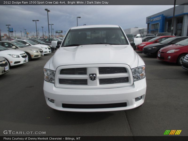 Bright White / Dark Slate Gray 2012 Dodge Ram 1500 Sport Crew Cab 4x4