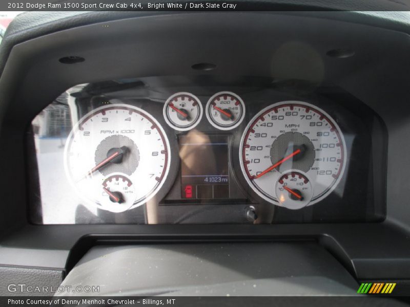 Bright White / Dark Slate Gray 2012 Dodge Ram 1500 Sport Crew Cab 4x4