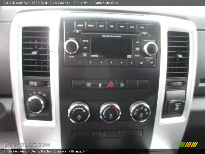 Bright White / Dark Slate Gray 2012 Dodge Ram 1500 Sport Crew Cab 4x4