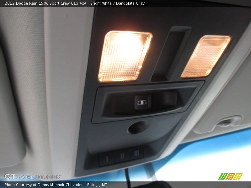 Bright White / Dark Slate Gray 2012 Dodge Ram 1500 Sport Crew Cab 4x4