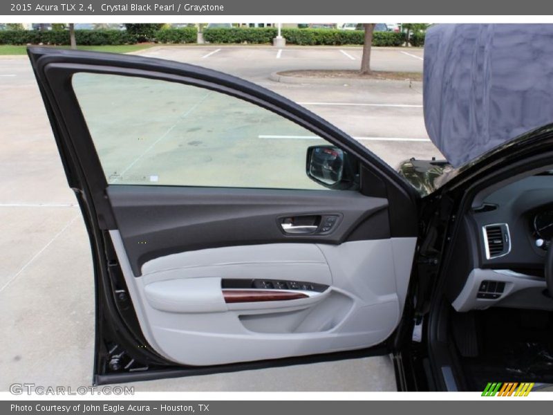 Crystal Black Pearl / Graystone 2015 Acura TLX 2.4