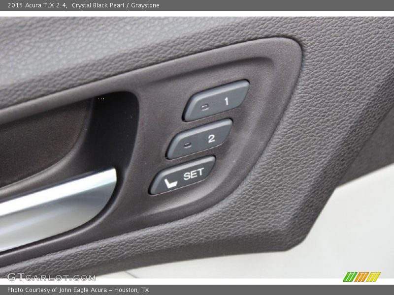 Crystal Black Pearl / Graystone 2015 Acura TLX 2.4