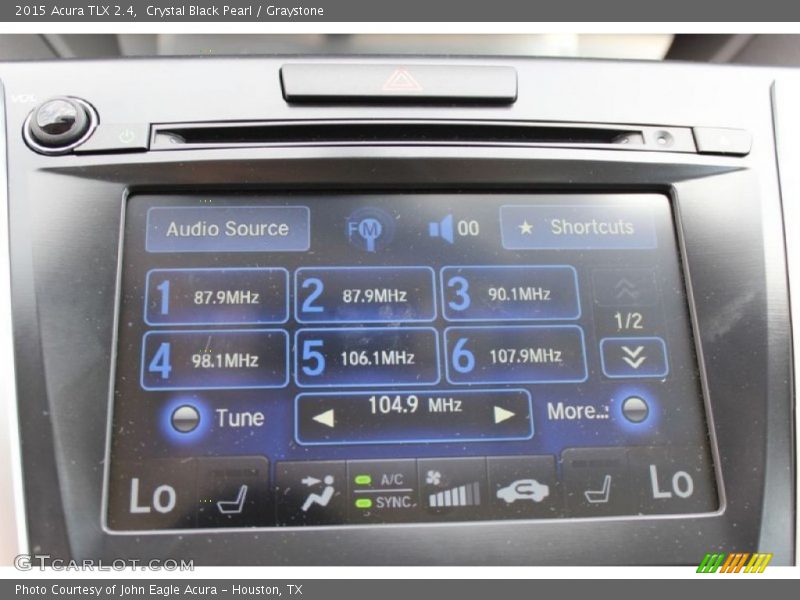 Crystal Black Pearl / Graystone 2015 Acura TLX 2.4