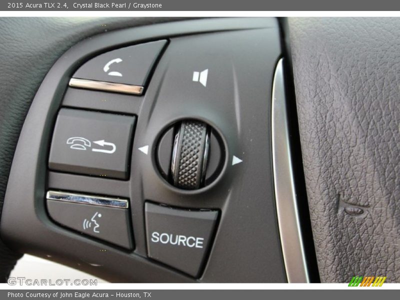 Crystal Black Pearl / Graystone 2015 Acura TLX 2.4