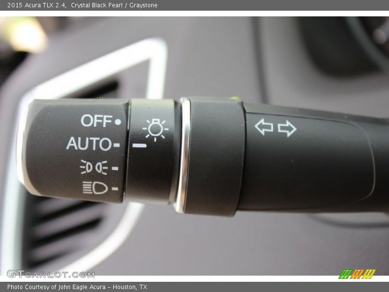 Crystal Black Pearl / Graystone 2015 Acura TLX 2.4