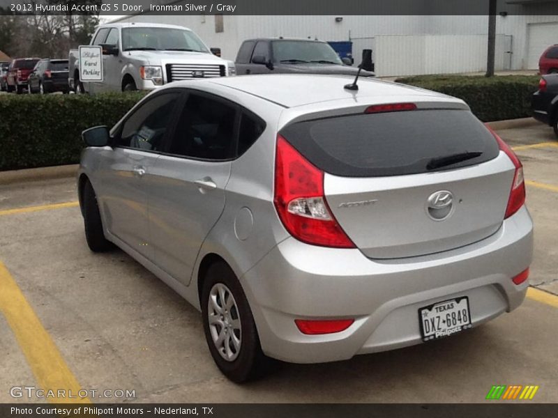 Ironman Silver / Gray 2012 Hyundai Accent GS 5 Door