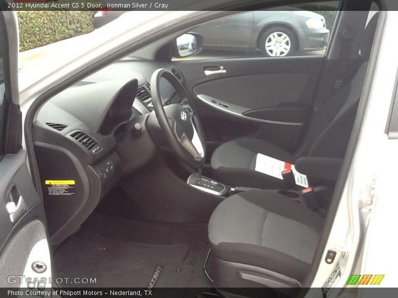Ironman Silver / Gray 2012 Hyundai Accent GS 5 Door
