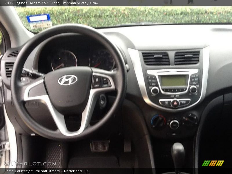 Ironman Silver / Gray 2012 Hyundai Accent GS 5 Door