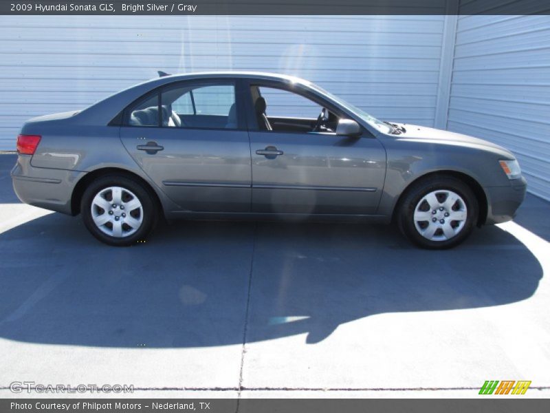 Bright Silver / Gray 2009 Hyundai Sonata GLS