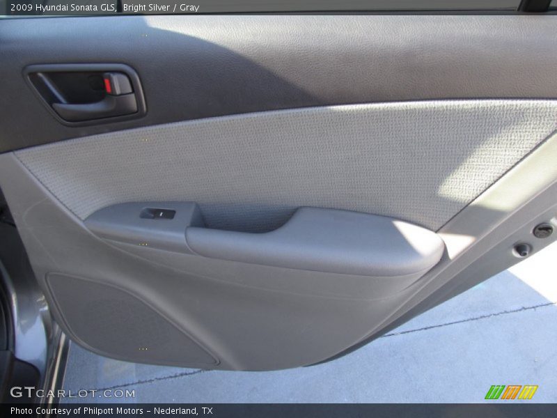 Bright Silver / Gray 2009 Hyundai Sonata GLS