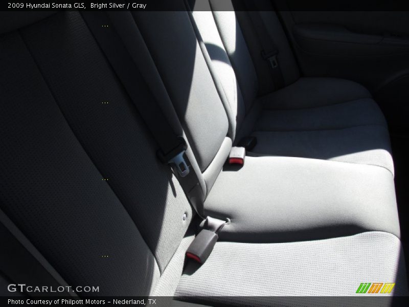 Bright Silver / Gray 2009 Hyundai Sonata GLS