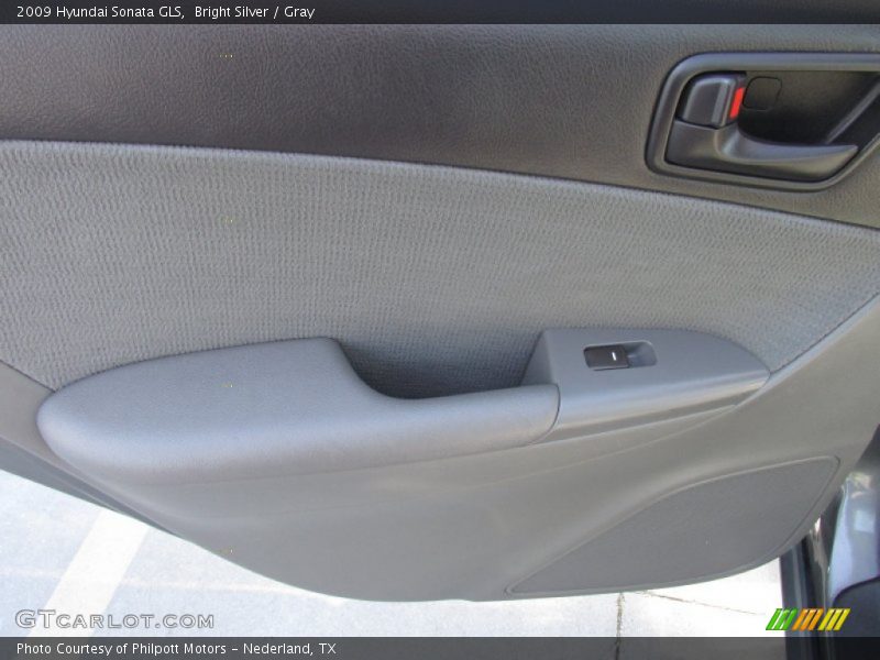 Bright Silver / Gray 2009 Hyundai Sonata GLS