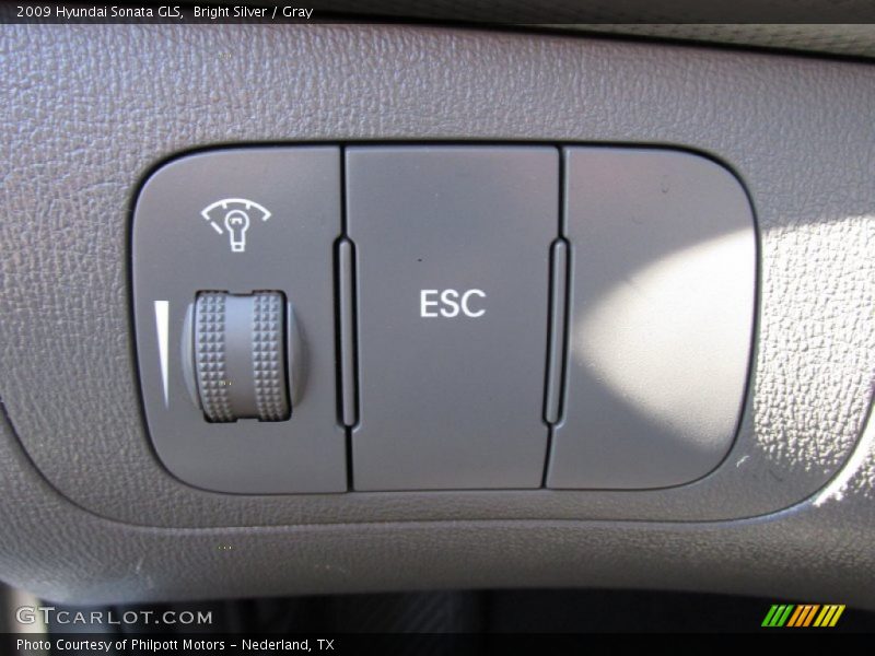 Bright Silver / Gray 2009 Hyundai Sonata GLS