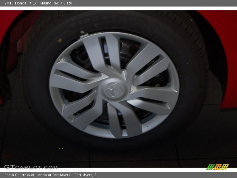 Milano Red / Black 2015 Honda Fit LX