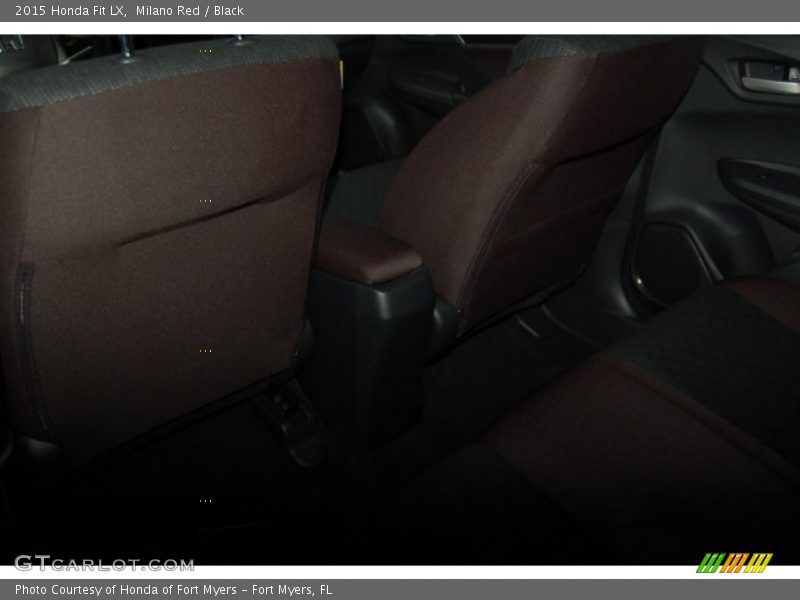Milano Red / Black 2015 Honda Fit LX