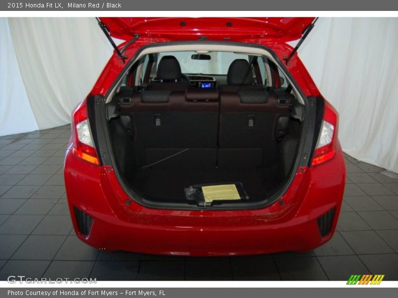 Milano Red / Black 2015 Honda Fit LX