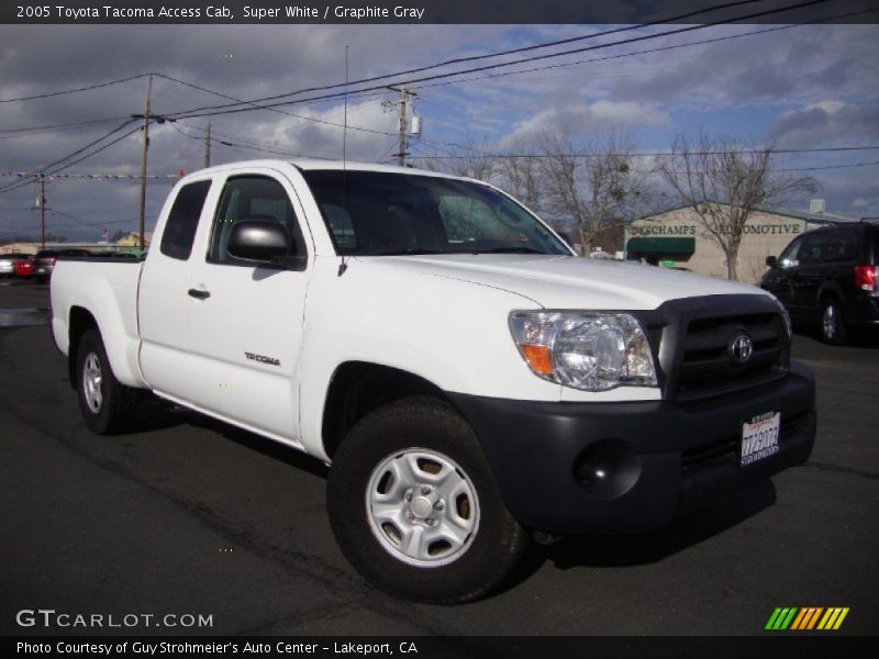 Super White / Graphite Gray 2005 Toyota Tacoma Access Cab