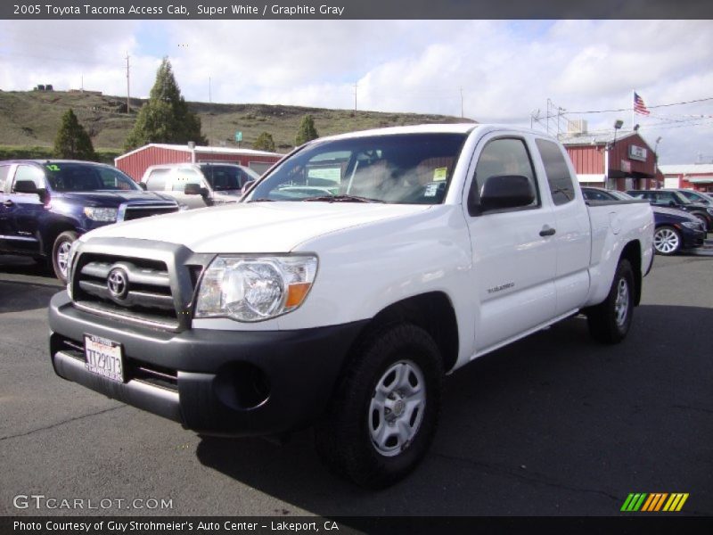 Super White / Graphite Gray 2005 Toyota Tacoma Access Cab