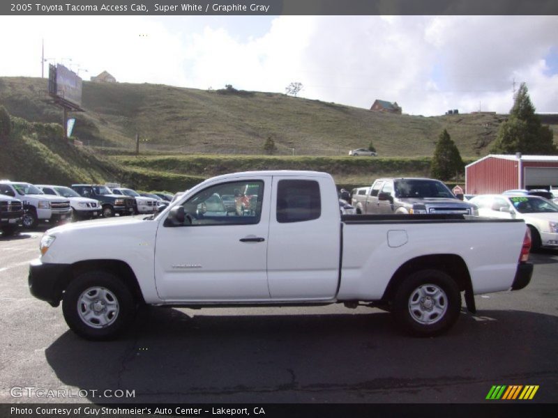 Super White / Graphite Gray 2005 Toyota Tacoma Access Cab
