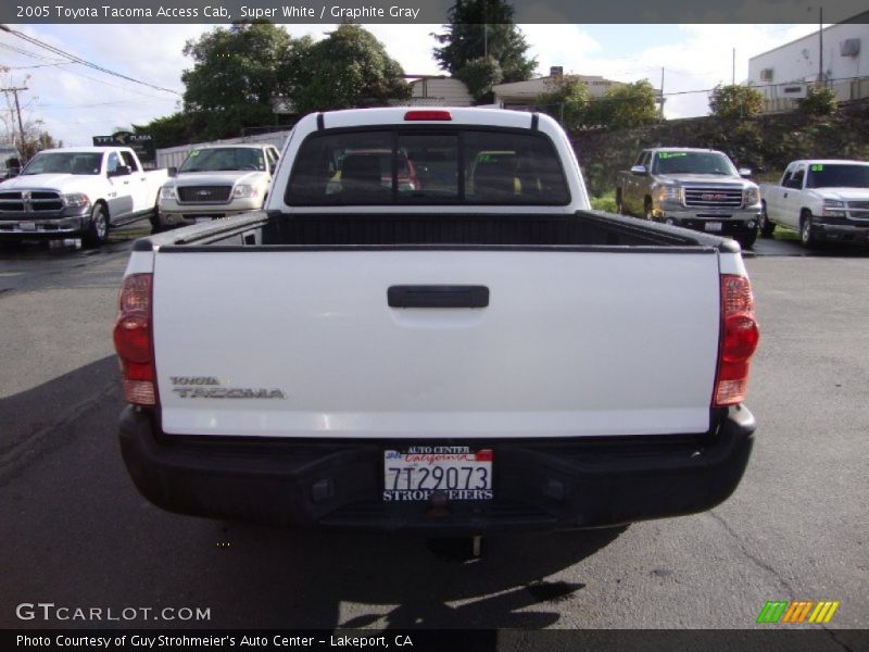 Super White / Graphite Gray 2005 Toyota Tacoma Access Cab