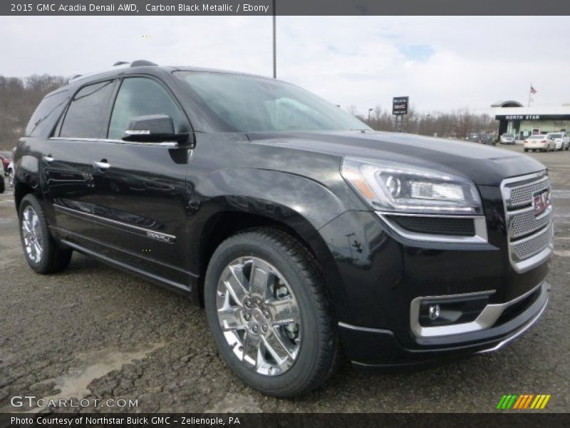 Carbon Black Metallic / Ebony 2015 GMC Acadia Denali AWD