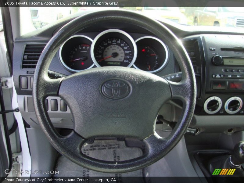 Super White / Graphite Gray 2005 Toyota Tacoma Access Cab