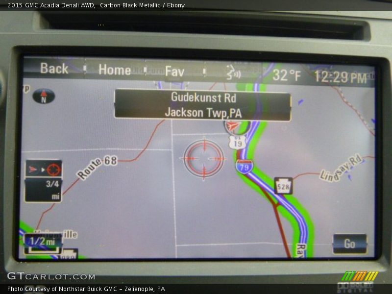 Carbon Black Metallic / Ebony 2015 GMC Acadia Denali AWD