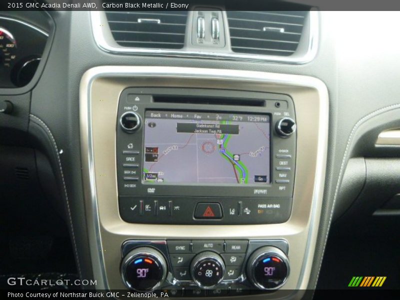 Carbon Black Metallic / Ebony 2015 GMC Acadia Denali AWD