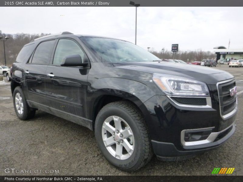 Carbon Black Metallic / Ebony 2015 GMC Acadia SLE AWD