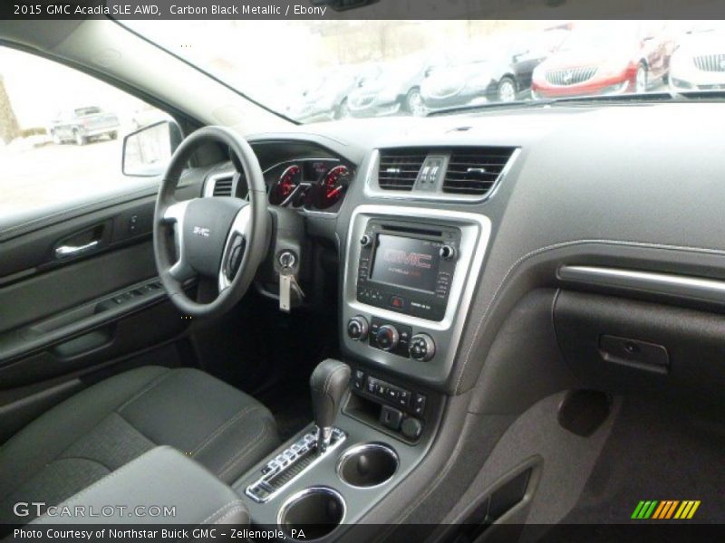 Carbon Black Metallic / Ebony 2015 GMC Acadia SLE AWD