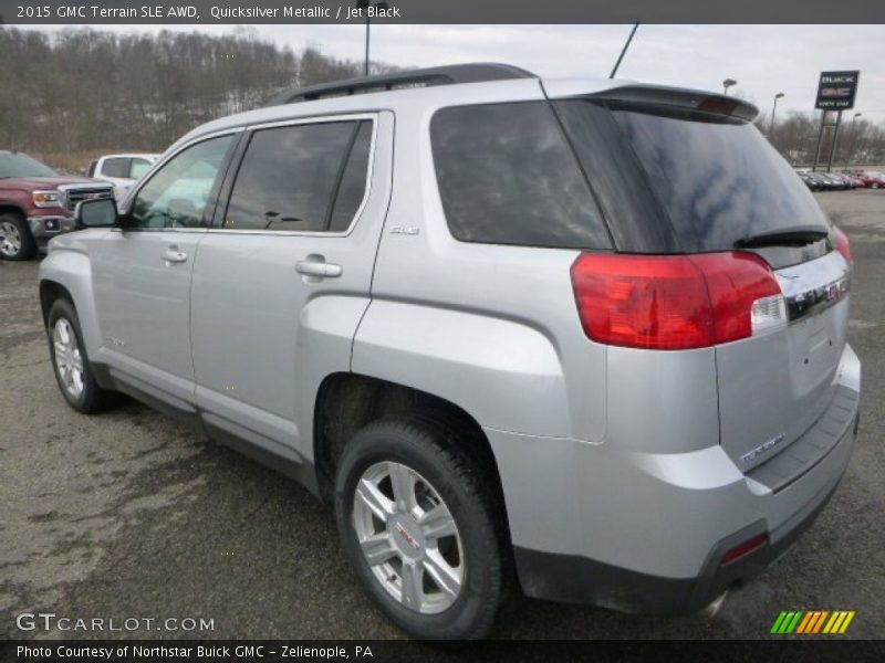 Quicksilver Metallic / Jet Black 2015 GMC Terrain SLE AWD