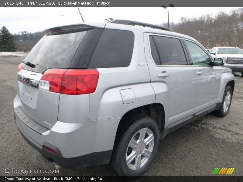 Quicksilver Metallic / Jet Black 2015 GMC Terrain SLE AWD