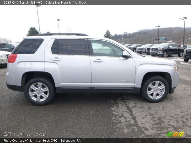 Quicksilver Metallic / Jet Black 2015 GMC Terrain SLE AWD